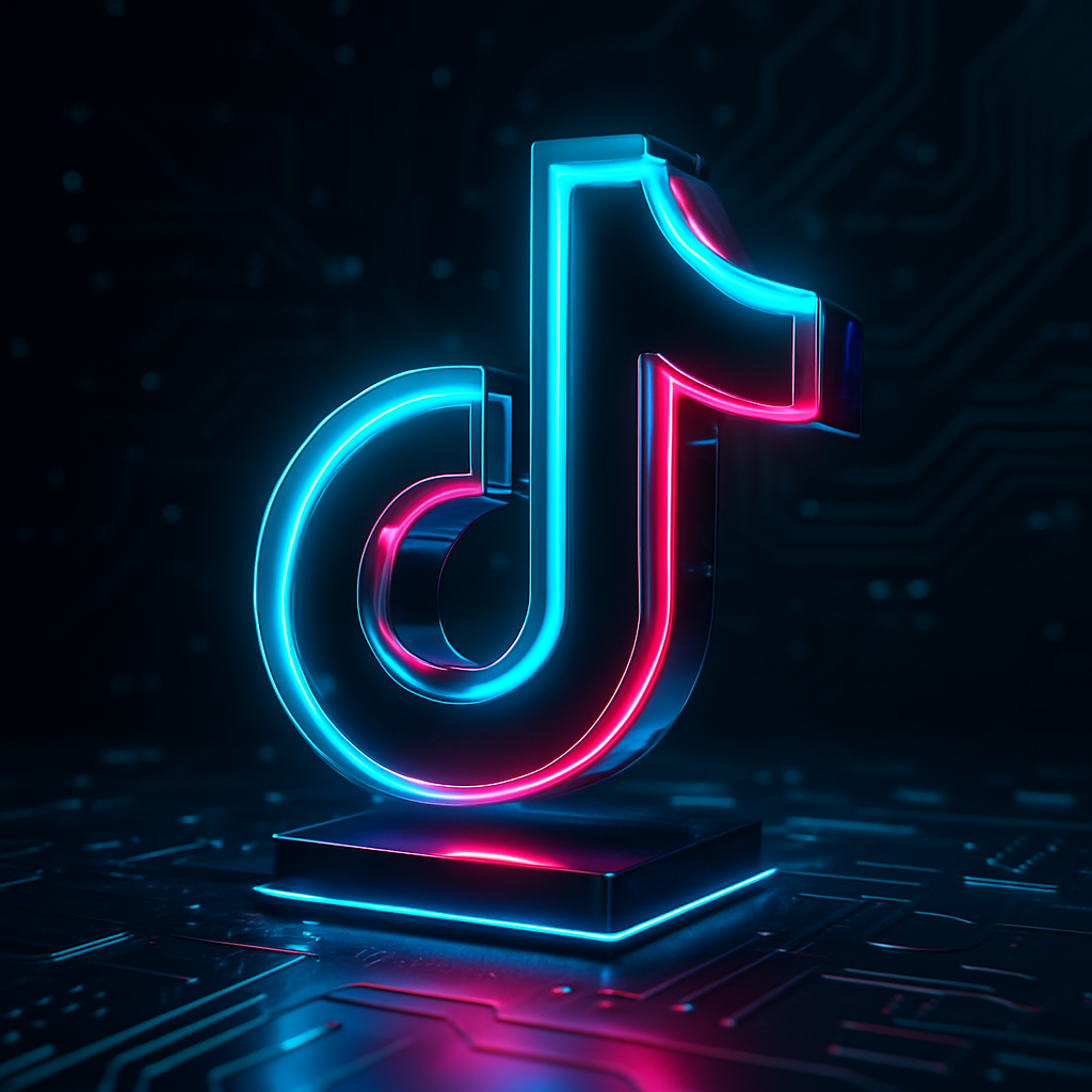 TikTok 3D Logo